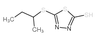 5-仲丁基硫代-1,3,4-噻二唑-2-硫醇结构式