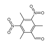 2,4,6-trimethyl-3,5-dinitro-benzaldehyde结构式