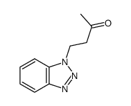 4-(1H-benzo[d][1,2,3]triazol-1-yl)butan-2-one结构式