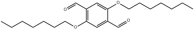 2,5-二庚氧基-1,4-对苯二甲醛结构式