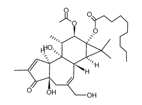 12-O-acetylphorbol-13-decanoate Structure
