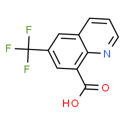 6-(trifluoromethyl)quinoline-8-carboxylic acid Structure