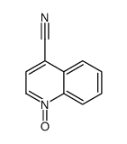 1-oxidoquinolin-1-ium-4-carbonitrile结构式