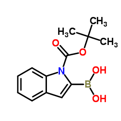 N-Boc-indole-2-boronic acid structure