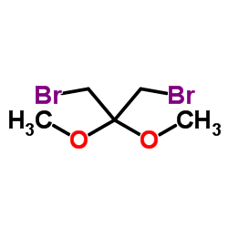 1,3-二溴-2,2-二甲氧基丙烷结构式
