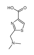 2-[(dimethylamino)methyl]-1,3-thiazole-4-carboxylic acid结构式
