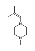 Piperazine,1-methyl-4-(2-methyl-1-propenyl)- (9CI)结构式