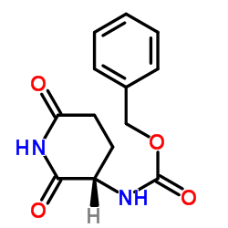 Benzyl (2,6-dioxo-3-piperidinyl)carbamate Structure