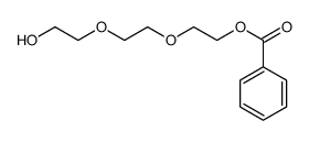 2-[2-(2-hydroxyethoxy)ethoxy]ethyl benzoate结构式