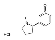3-((S)-1-methyl-pyrrolidin-2-yl)-pyridine-1-oxide , dihydrochloride结构式