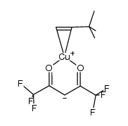 dimethylbutene-copper(I)-hexafluoroacetylacetonate Structure