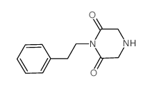 1-(2-苯基乙基)哌嗪-2,6-二酮结构式