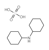 Cyclohexaneamine, N-cyclohexyl-, sulfate (2:1)结构式