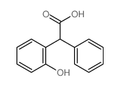 Benzeneacetic acid,2-hydroxy-a-phenyl-结构式