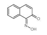 1,2-Naphthalenedione,1-oxime结构式