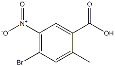4-Bromo-2-methyl-5-nitro-benzoic acid Structure
