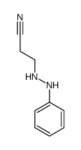 3-(2-phenylhydrazinyl)propanenitrile Structure