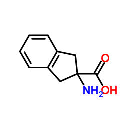 2-氨基-2,3-二氢-1H-茚-2-羧酸结构式