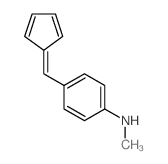 4-(2,4-Cyclopentadien-1-ylidenemethyl)-N-methylaniline Structure