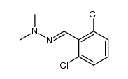 2,6-Dichlorobenzaldehyde N,N-dimethylhydrazone结构式