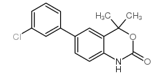 6-(3-氯苯基)-4,4-二甲基-1H-苯并[d][1,3]噁嗪-2(4h)-酮结构式