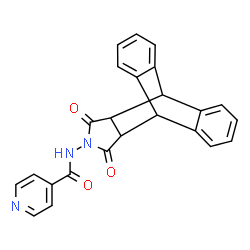 N-(12,14-dioxo-9,10-dihydro-9,10-[3,4]epipyrroloanthracen-13-yl)isonicotinamide Structure