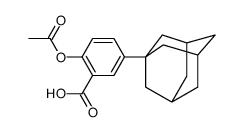 3-ADAMANTAN-1-YL-6-ACETOXYBENZOIC ACID Structure