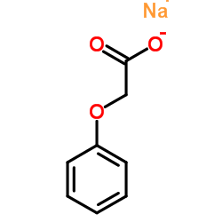 Natriumphenoxyacetat Structure