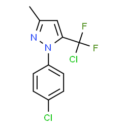 5-[Chloro(difluoro)methyl]-1-(4-chlorophenyl)-3-methyl-1H-pyrazole Structure