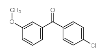 4-氯-3-甲氧基苯甲酮结构式