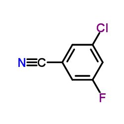 3-Chloro-5-fluorobenzonitrile Structure