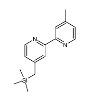 4'-methyl-{4-(trimethylsilyl)methyl}-2,2'-bipyridine Structure