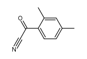 (2,4-dimethyl-phenyl)-glyoxylonitrile Structure