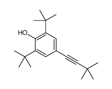 2,6-ditert-butyl-4-(3,3-dimethylbut-1-ynyl)phenol结构式