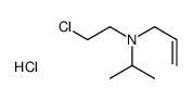 N-(2-chloroethyl)-N-prop-2-enylpropan-2-amine,hydrochloride结构式