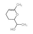 1-(6-methyl-3,4-dihydro-2H-pyran-2-yl)ethanol结构式