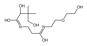 (2R)-2,4-dihydroxy-N-[3-[2-(2-hydroxyethoxy)ethylamino]-3-oxopropyl]-3,3-dimethylbutanamide结构式