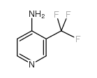 4-氨基-3-(三氟甲基)吡啶结构式