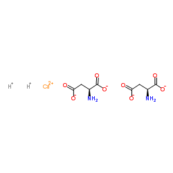 Calcium dihydrogen di-L-aspartate Structure