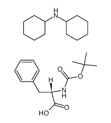 N-(tert-butoxycarbonyl)-3-phenyl-L-alanine, compound with dicyclohexylamine (1:1) structure