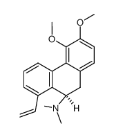 (R)-3,4-dimethoxy-N,N-dimethyl-8-vinyl-9,10-dihydrophenanthren-9-amine Structure