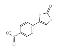 4-(4-(Hydroxy(oxido)amino)phenyl)-1,3-dithiol-2-one结构式