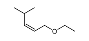 (Z)-1-Ethoxy-4-methyl-2-pentene Structure