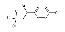 1-(1-bromo-3,3,3-trichloro-propyl)-4-chloro-benzene结构式
