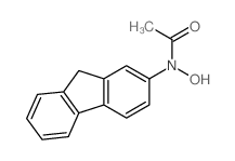 Acetamide,N-9H-fluoren-2-yl-N-hydroxy-结构式
