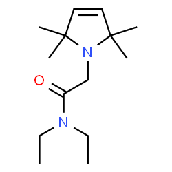 1-(N,N-Diethylaminoacetyl)-2,2,5,5-tetramethyl-3-pyrroline Structure