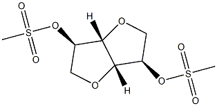 2-O,5-O-Bis(methylsulfonyl)-1,4:3,6-dianhydro-D-iditol structure