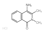 4-Amino-2,3-dimethyl-1(2H)-isoquinolinone Structure