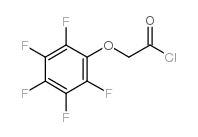 Acetyl chloride,2-(2,3,4,5,6-pentafluorophenoxy)- Structure