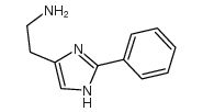 2-(2-苯基-1H-咪唑-4-基)乙胺结构式